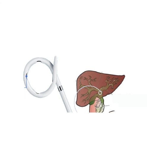 Catéter de drenaje biliar - YL-B0825-038 - Hunan Endovascular Device Co., Ltd. - biliar / doble J (pigtail) / de silicona