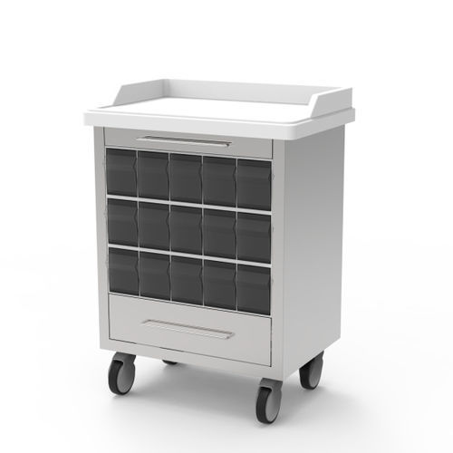 Carro médico - AVIOR GMBH - para objetos esterilizados / para medicamentos / de dispensación de medicamentos