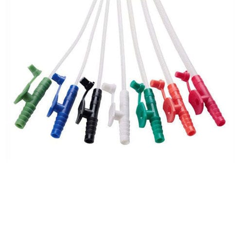 Catéter de aspiración respiratoria - Cruzine Healthcare - bronquial / caja de 50 / de PVC