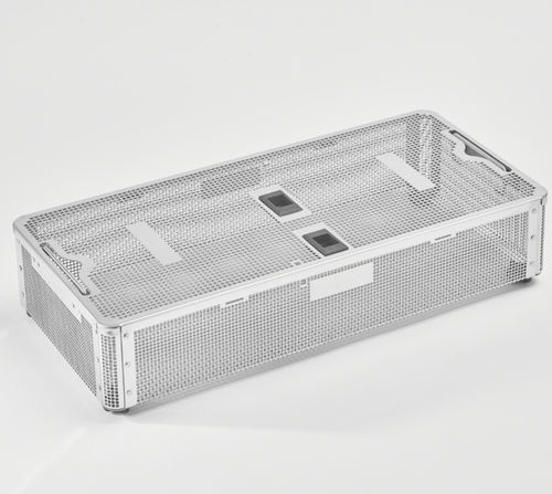 Recipiente de esterilización para instrumental quirúrgico - SS.540 series - Sevinç Cont - perforado / de acero inoxidable / enrejado