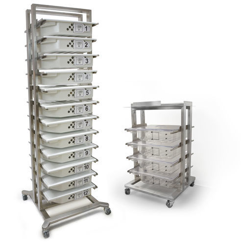 Rejilla para endoscopio - LINEA RACK™ - Medical Devices Group Srl - para almacenamiento / móvil / con ruedas