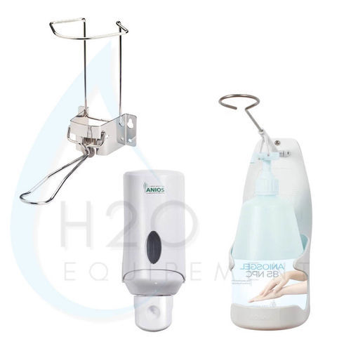 Dispensador de jabón - H2O Equipement - de gel desinfectante / de ABS / de acero inoxidable