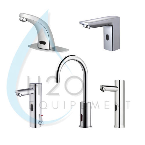 Grifo para lavabo quirúrgico - H2O Equipement - de latón / de pared