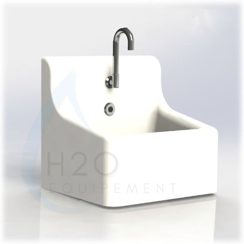 Sistema de lavado de manos 1 estación - MINI HAND ONE - H2O Equipement - compacto / de pared / médico