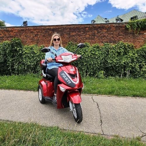 Scooter para movilidad reducida eléctrico - FASTI 3 - Electroride Sp. z o.o. - 3 ruedas / con baúl