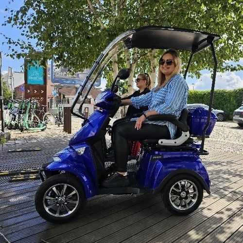 Scooter para movilidad reducida eléctrico - FASTI 4 - Electroride Sp. z o.o. - con 4 ruedas / con baúl / con cabina