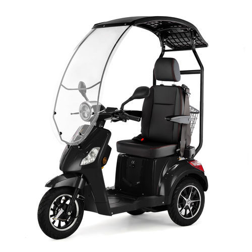 Scooter para movilidad reducida eléctrico - DRAR-CAP-LI-BLA - Veleco - 3 ruedas / con cesto / con cabina