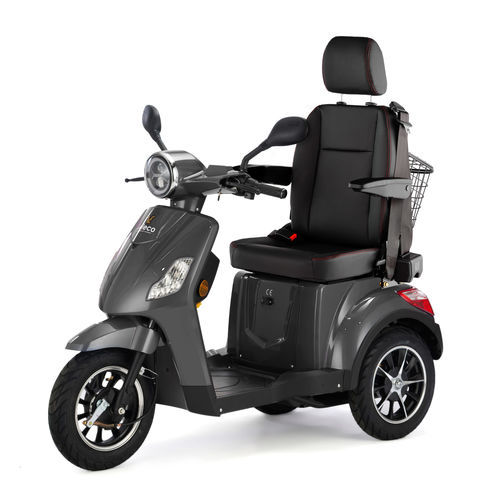 Scooter para movilidad reducida eléctrico - DRA-CAP-LI-GRA - Veleco - 3 ruedas / con cesto
