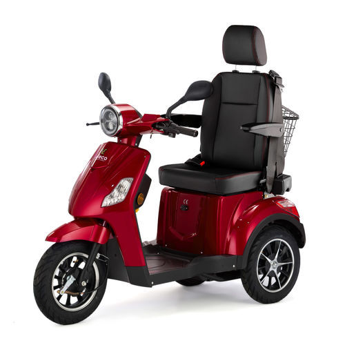 Scooter para movilidad reducida eléctrico - DRA-CAP-RED - Veleco - 3 ruedas / con cesto