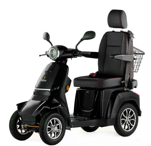 Scooter para movilidad reducida eléctrico - GRA-CAP-BLA - Veleco - con 4 ruedas / con cesto