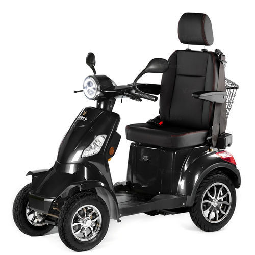 Scooter para movilidad reducida eléctrico - FAS-CAP-BLA - Veleco - con 4 ruedas / con cesto