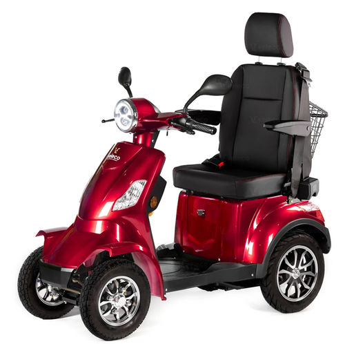 Scooter para movilidad reducida eléctrico - FAS-CAP-RED - Veleco - con 4 ruedas / con cesto