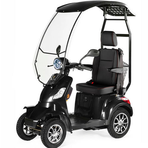 Scooter para movilidad reducida eléctrico - FASR-CAP-BLA - Veleco - con 4 ruedas / con cesto / con cabina