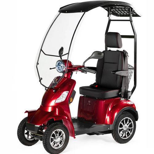 Scooter para movilidad reducida eléctrico - FASR-CAP-LI-RED - Veleco - con 4 ruedas / con cesto / con cabina