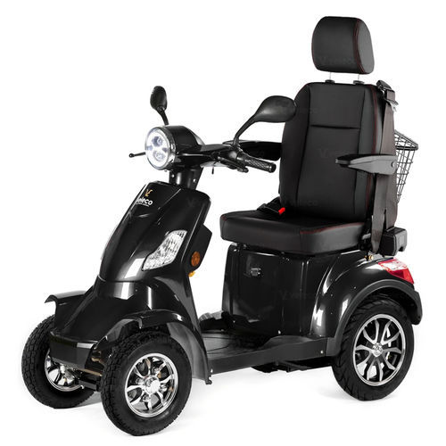 Scooter para movilidad reducida eléctrico - FAS-CAP-LI-BLA - Veleco - con 4 ruedas / con cesto