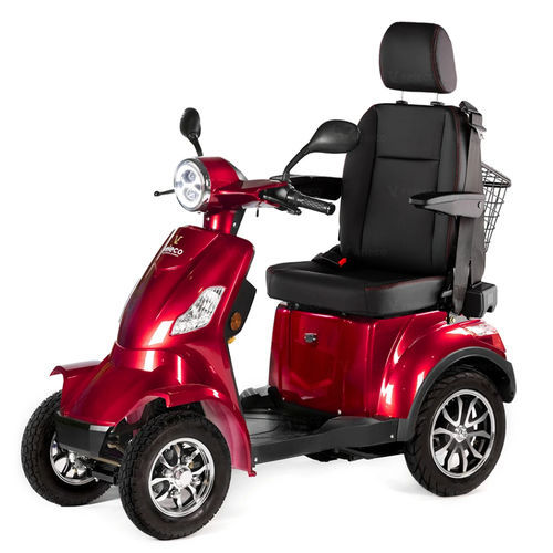 Scooter para movilidad reducida eléctrico - FAS-CAP-LI-RED - Veleco - con 4 ruedas / con cesto
