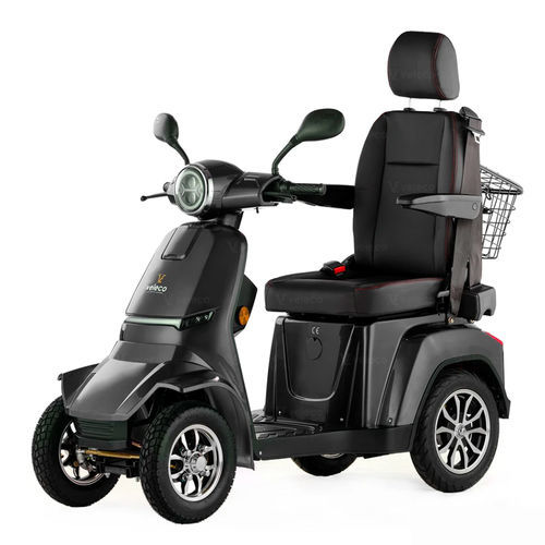 Scooter para movilidad reducida eléctrico - GRA-CAP-LI-BLA - Veleco - con 4 ruedas / con cesto