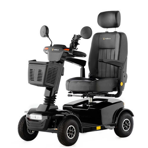 Scooter para movilidad reducida eléctrico - JUM-BLA - Veleco - con 4 ruedas / con cesto