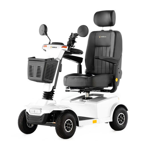 Scooter para movilidad reducida eléctrico - JUM-WHI - Veleco - con 4 ruedas / con cesto