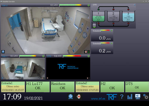 Software de gestión - RadyNet - Técnicas Radiofísicas S.L.U. - de visualización / de monitorización / de medición