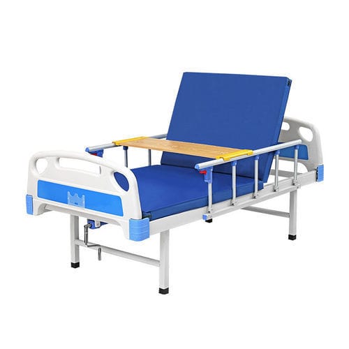 Cama de hospital - 1 Crank - Evenice - manual / plegable / con ruedas