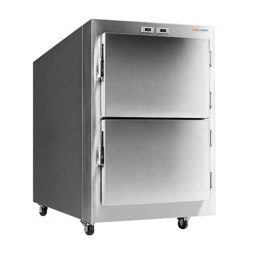 Cámara mortuoria frigorífica para camillas mortuorias - MOR-11 - Labotemp Systems - 2 cuerpos / de carga frontal / con ruedas