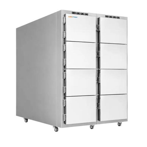 Cámara mortuoria frigorífica 8 cuerpos - MOR-13 - Labotemp Systems - de carga frontal / con ruedas / móvil