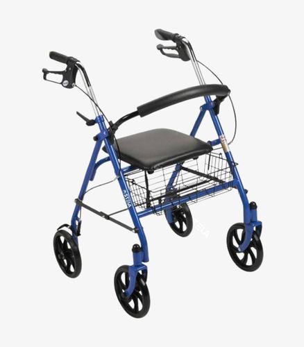 Andador con 4 ruedas - WR10 - Stela Mobility - marco de aluminio / con asiento / plegable
