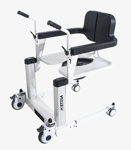 Silla de traslado con orinal - PL20 - Stela Mobility - eléctrica / de interior / plegable
