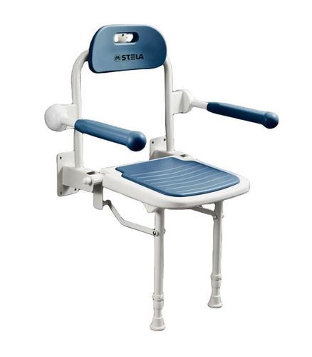 Silla de ducha con reposabrazos - BA20 - Stela Mobility - abatible / plegable / para personas con movilidad reducida