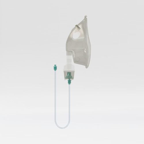 Máscara de nebulización de PVC - Respirex  - Medicare Hygiene Ltd., - de un solo uso / transparente