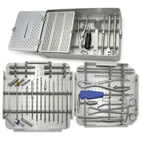 Kit de instrumentos para cirugía ortopédica - SI-1444 - SAMIS INSTRUMENTS (Sami's Instruments) - para traumatología / de acero inoxidable / apto para autoclave