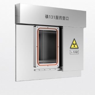Ventana de protección radiológica - Iodine-131 - Shandong Hongxinyu Medical Technology Co., Ltd. - fija / automática