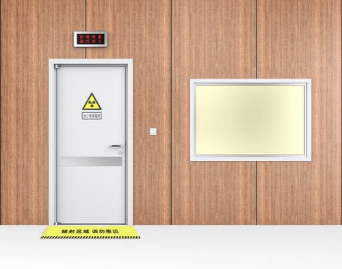 Puerta de protección radiológica - Shandong Hongxinyu Medical Technology Co., Ltd. - de servicio / de seguridad / de hospital