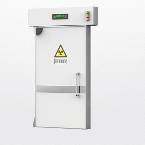 Puerta con blindaje - Neutron - Shandong Hongxinyu Medical Technology Co., Ltd. - para ciclotrón / abatible / de plomo