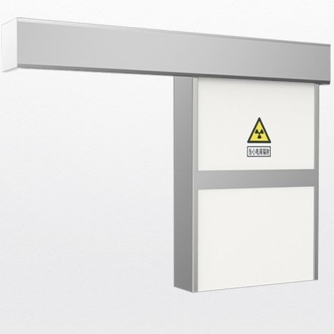 Puerta con blindaje - Shandong Hongxinyu Medical Technology Co., Ltd. - de hospital / para unidad de radiología / abatible