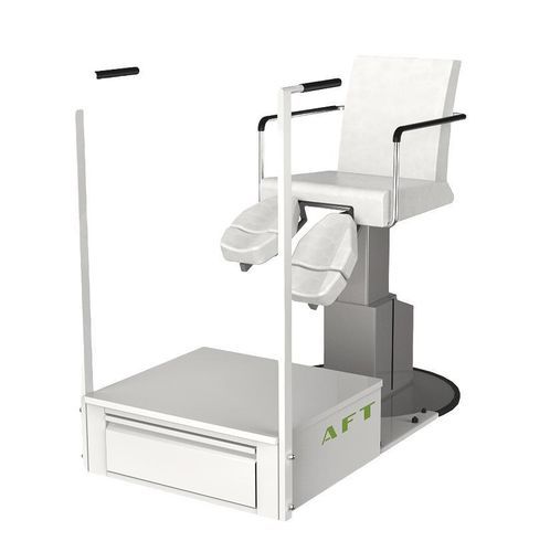 Sillón de reconocimiento podológico - AFT International - eléctrico / con reposapiernas / de 3 secciones