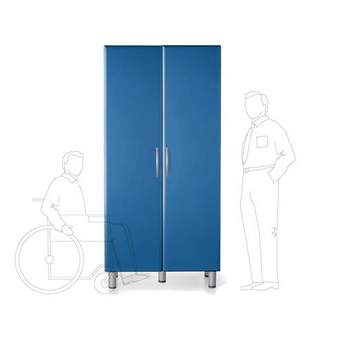 Armario para ordenar - TECNOS SRL - con puerta / de ABS / azul