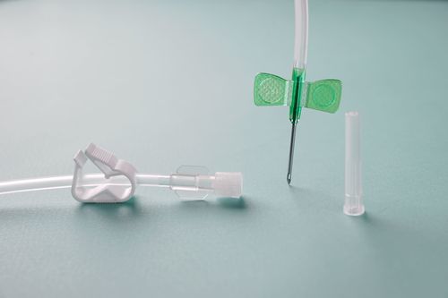 Aguja para fístula arteriovenosa - Browndove Healthcare Private Limited - con aleta / estériles / 16 G
