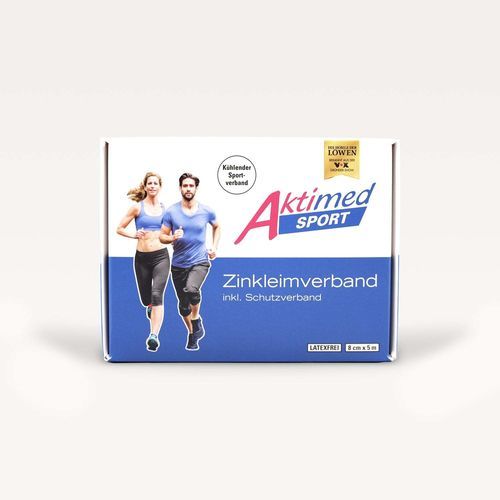 Apósito cutáneo de celulosa - Zinkleimverband SPORT - J&F Business Concepts UG (marque Aktimed) - de poliamida / de algodón / hipoalergénico