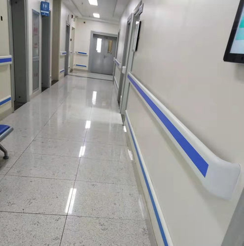 Pasamanos para centro sanitario - Changzhou Zhongtian Fire-proof Decorative Sheets Co., Ltd. - para residencia de la tercera edad / antibacterias / de aluminio