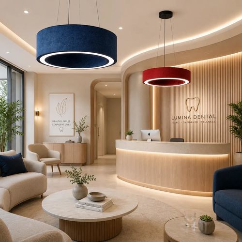 Iluminación suspendida - EVO Acoustic - EVO-MED (marque EVO-LIGHT) - para gabinete dental / led