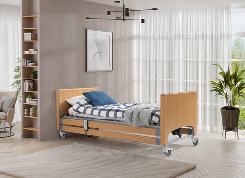 Cama para asistencia domiciliaria - PB 331 - Elbur sp. z o.o. sp.k. - de larga estancia / eléctrica / de altura regulable