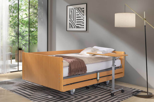 Cama para asistencia domiciliaria - PB XX4 - Elbur sp. z o.o. sp.k. - eléctrica / bariátrica / de altura regulable