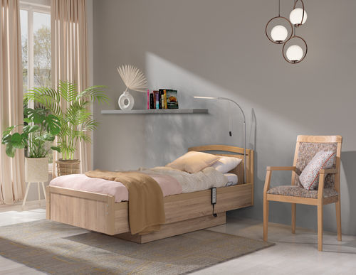 Cama para asistencia domiciliaria - PB 533 - Elbur sp. z o.o. sp.k. - de larga estancia / eléctrica / geriátrica