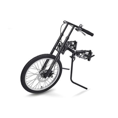 Rueda para silla de ruedas para discapacitados - Crazy Horse Active Power - A2J GmbH - mecánica / delantera / marco de aluminio