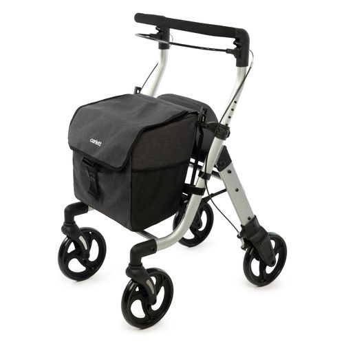 Andador con ruedas con 4 ruedas - Lett Walk - ADEENE INVEST, S.L.U.–CARLETT - marco de aluminio / con asiento / con canasta