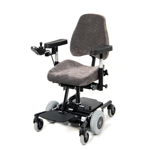 Silla de ruedas eléctrica - REAL 6100 PLUS - Mercado Medic Deutschland GmbH - de interior / de altura regulable / verticalizadora