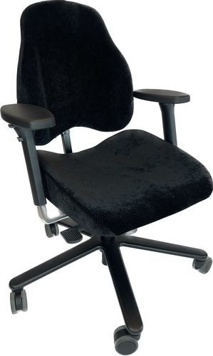 Silla de oficina para personas con movilidad reducida - Mercado Pro - Mercado Medic Deutschland GmbH - con reposabrazos / ergonómica / de altura variable