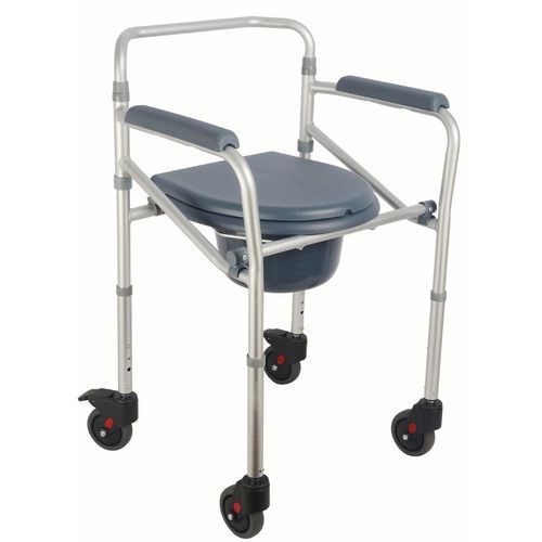 Silla con orinal con ruedas - 2171 - WALKING STICKS INT. S.L. - con cubo / de altura variable / plegable